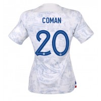 Billiga Frankrike Kingsley Coman #20 Borta fotbollskläder Dam VM 2022 Kortärmad